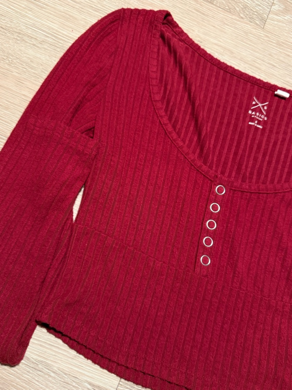 NWOT PacSun Ribbed Long Sleeve - Picture 2 of 4